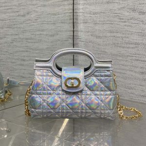 Dior Jolie Top Handle Mini - Réplique Miroir de Sac à Main en Cuir Véritable 1131051345 - side view